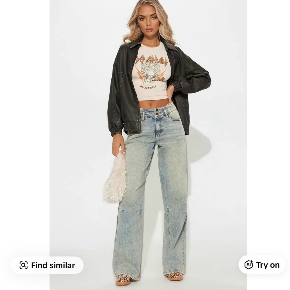 Tall Artesia Tinted Baggy Non Stretch Jeans - Light Wash